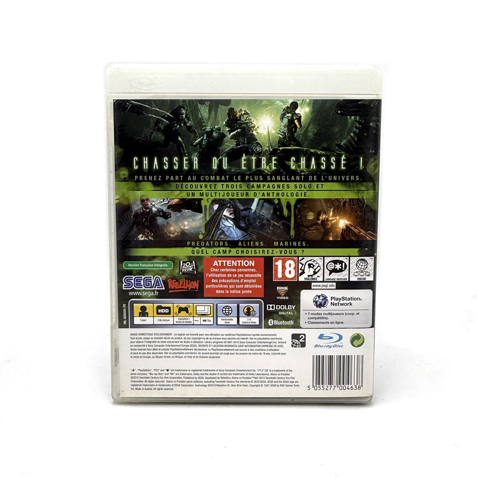 Aliens Versus Predator Playstation 3