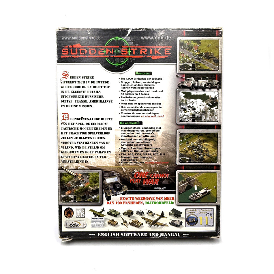 Sudden Strike PC Big Box