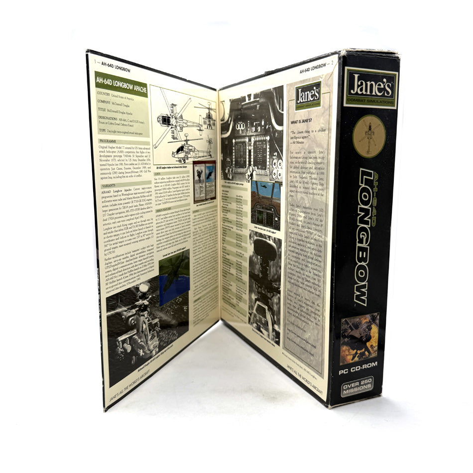 Jane's Combat Simulation AH-64D Longbow PC Big Box