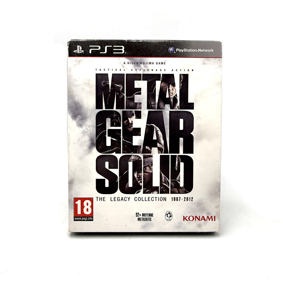 metal gear solid the legacy collection 1987 2012 playstation 3 Metal Gear Solid: The Legacy Collection 1987-2012 PlayStation 3 – Retromania