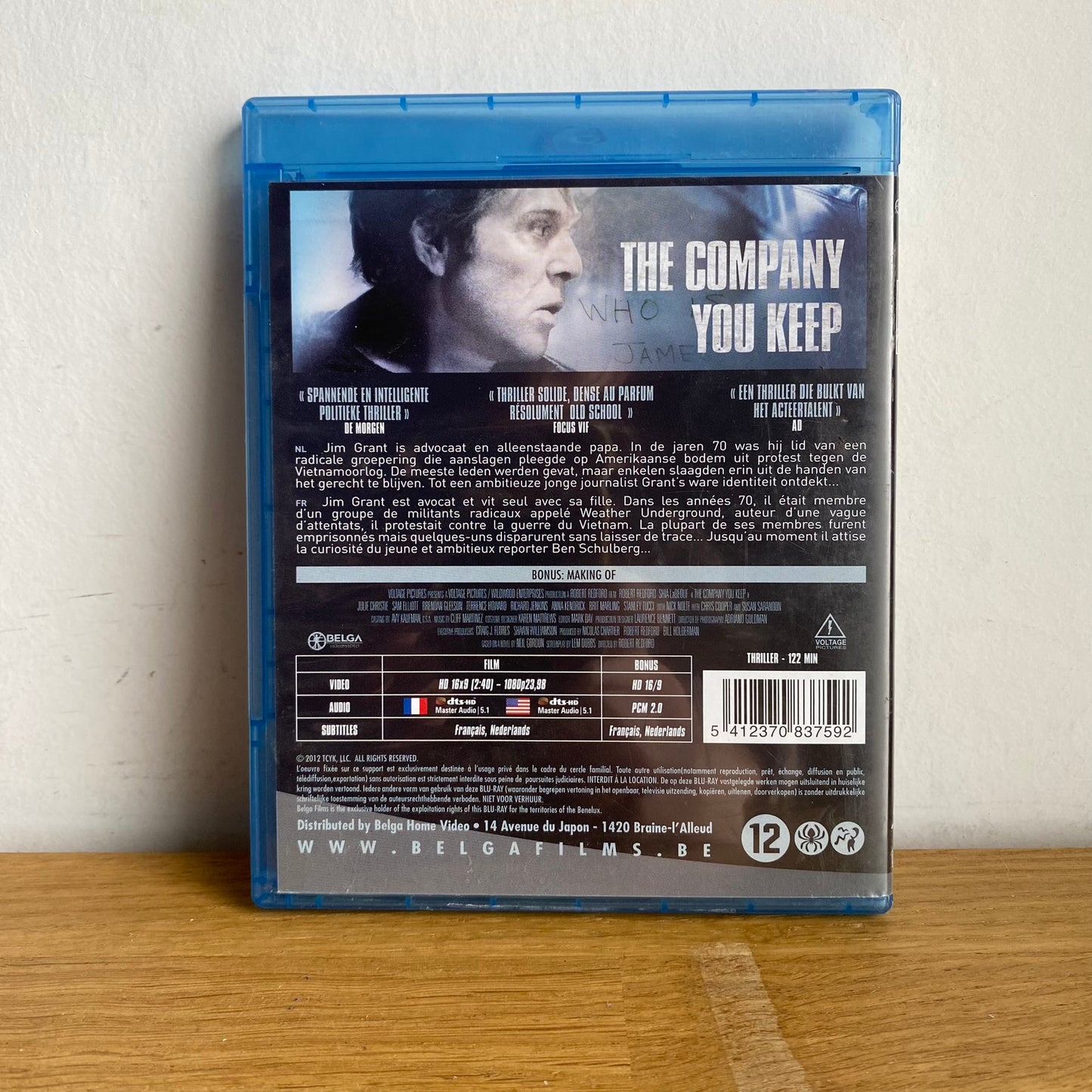 The Company You Keep Blu-Ray (Sous Surveillance)