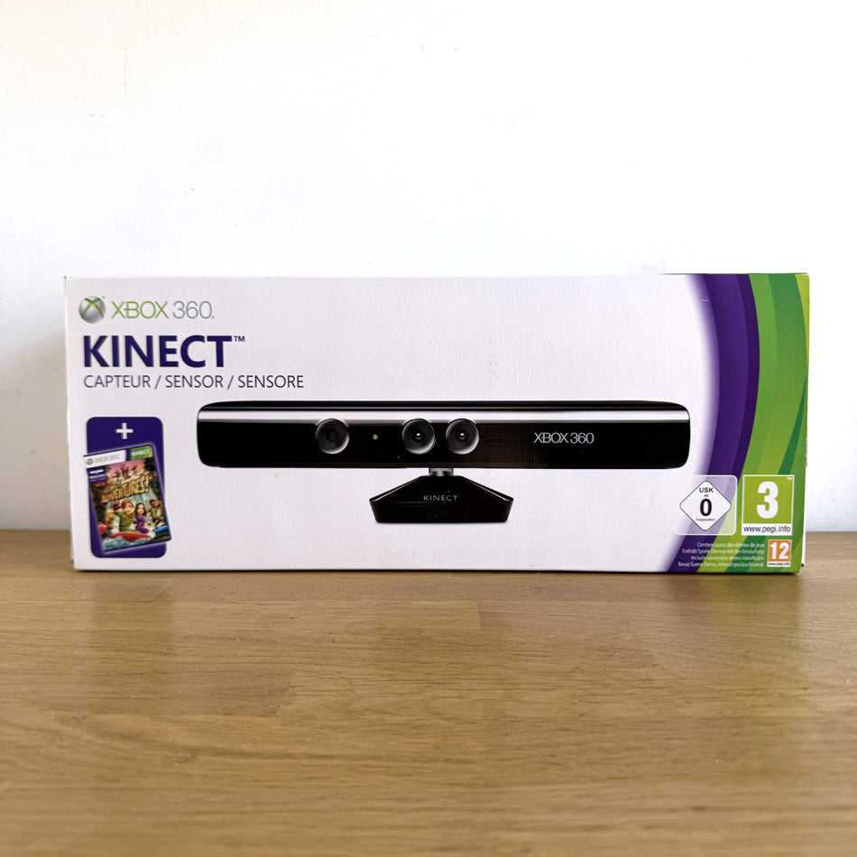 Kinect Sensor Xbox 360 (+ Kinect Adventures) – Retromania Kinect Sensor Xbox 360 (+ Kinect Adventures) – Retromania