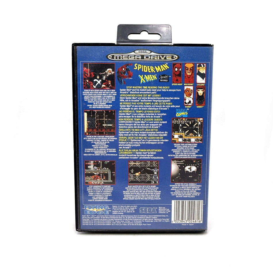 Spider-Man X-Men Arcade's Revenge Sega Megadrive