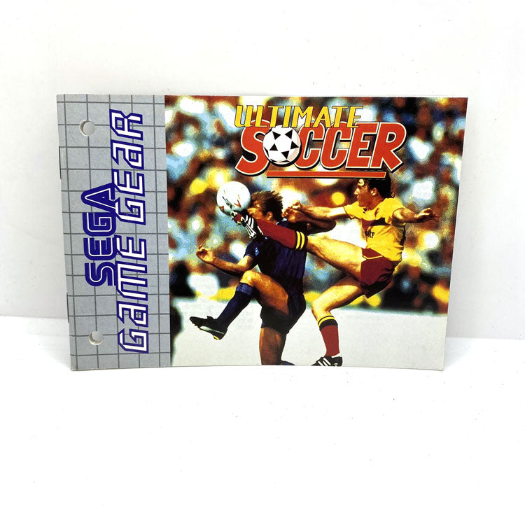 Notice Ultimate Soccer Sega Game Gear