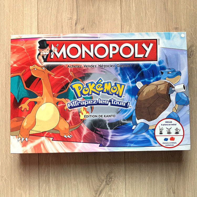 Monopoly Pokemon Edition de Kanto – Retromania