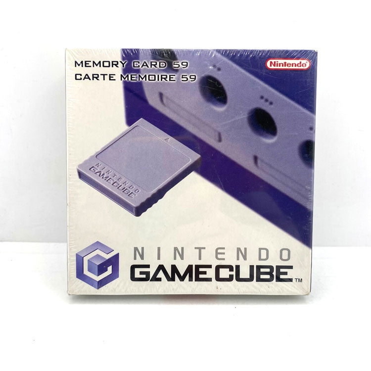 Carte mémoire 59 blocs Nintendo Gamecube NEUF sous blister