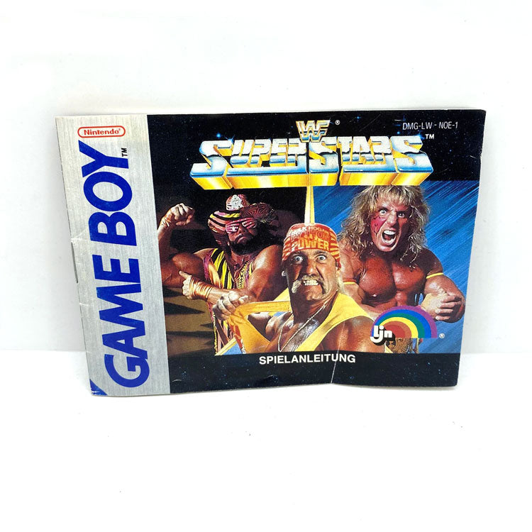 Notice WF Super Stars Nintendo Game Boy