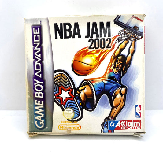 Boite et notice NBA Jam 2002 Nintendo Game Boy Advance