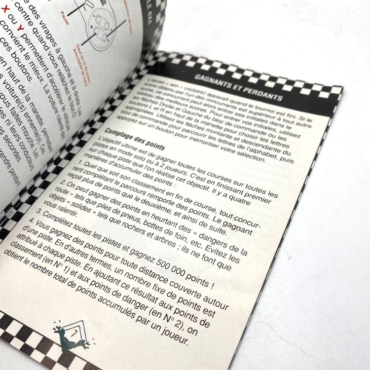 Notice Road Riot 4WD Super Nintendo