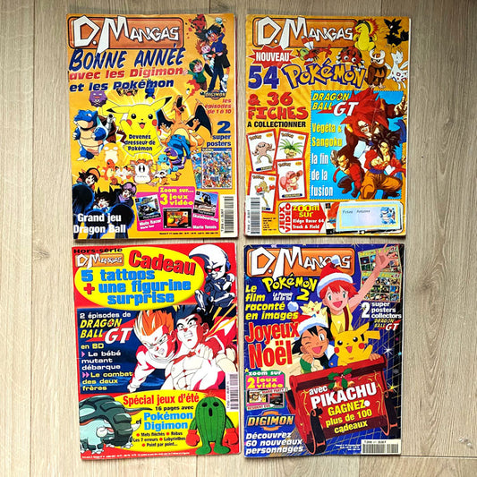 4 magazines D.Mangas 2000-2001