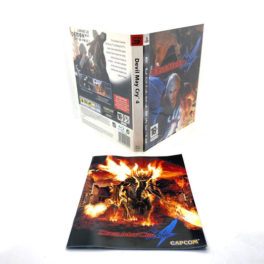 Boite et notice Devil May Cry 4 Playstation 3