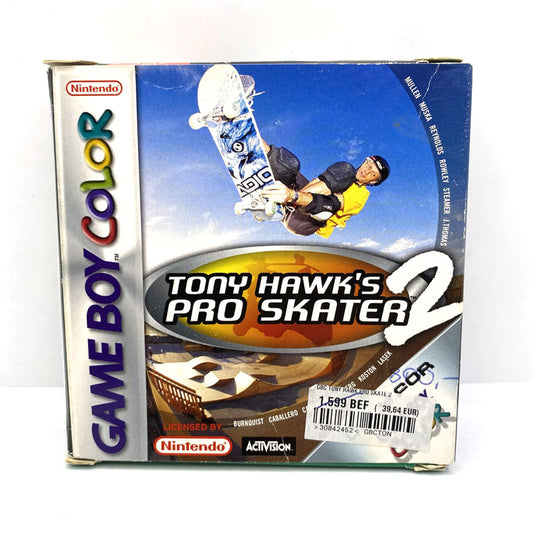 Boite et notice Tony Hawk's Pro Skater 2