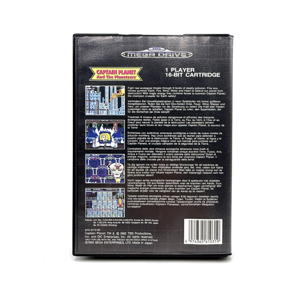 Captain Planet And The Planeteers Sega Megadrive