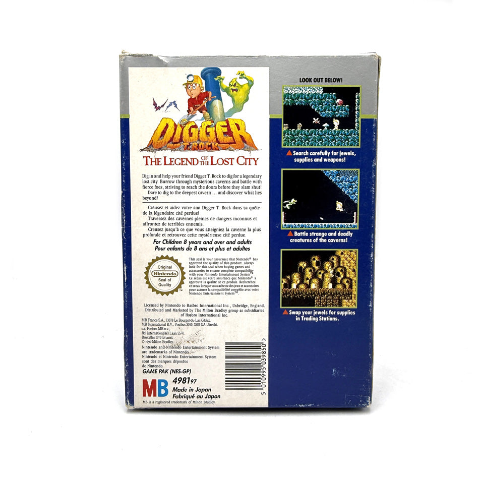 Digger T. Rock Nintendo NES