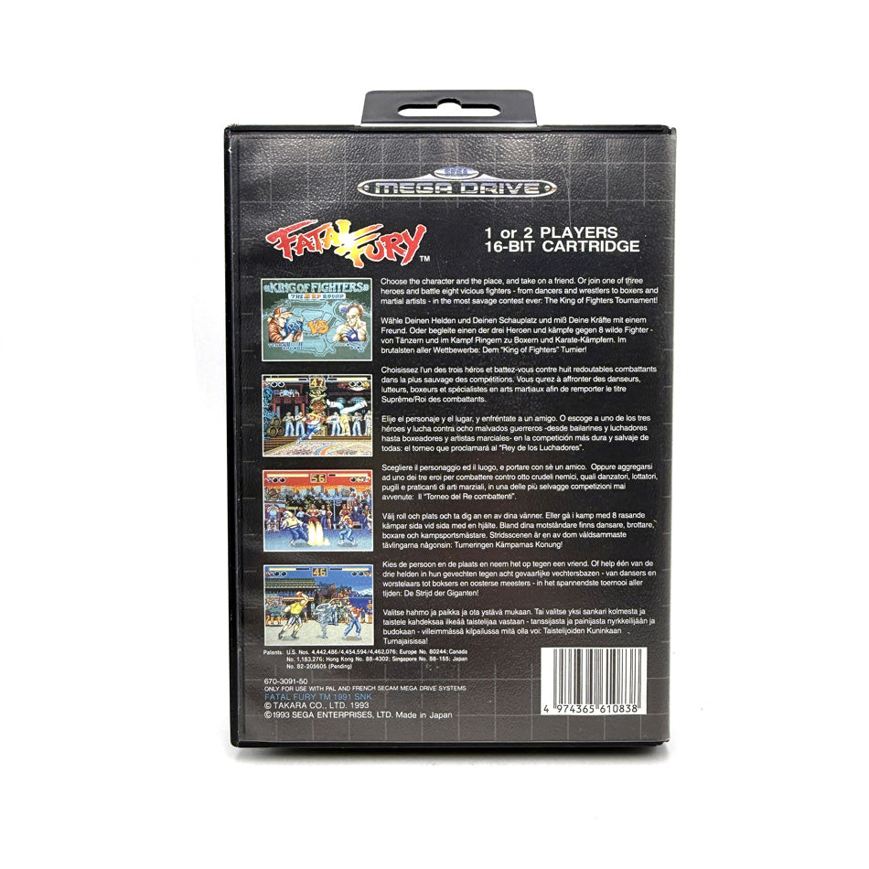 Fatal Fury Sega Megadrive
