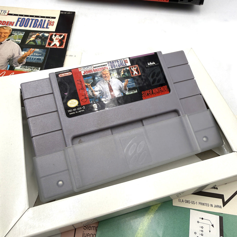 John Madden Football '93 Super Nintendo (US)