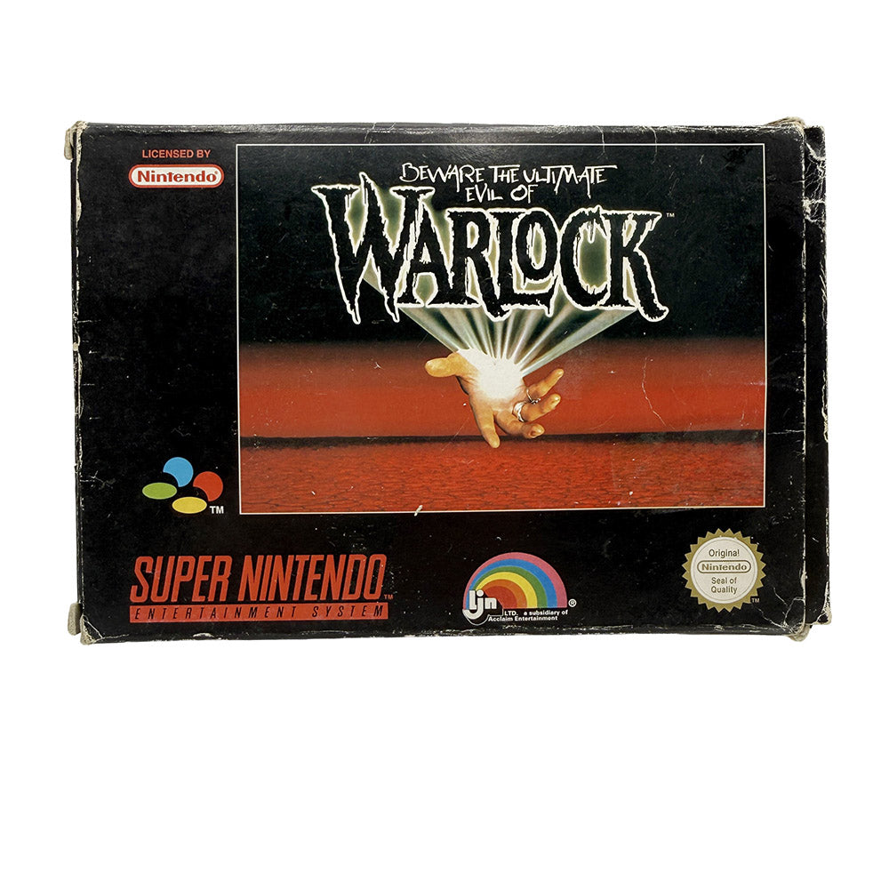 Beware the Ultimate Evil of Warlock Super Nintendo