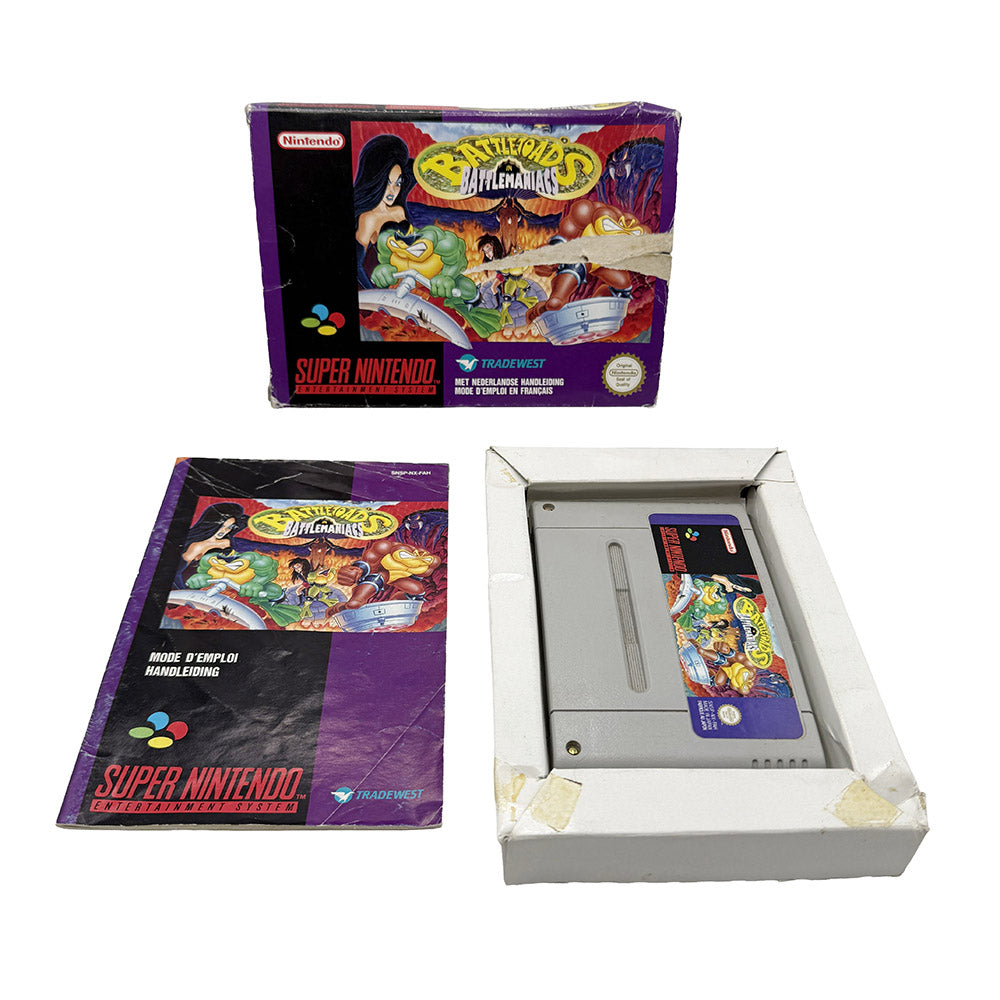 Battletoads In Battlemaniacs Super Nintendo