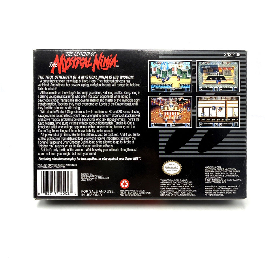 The Legend of the Mystical Ninja Super Nintendo (US)