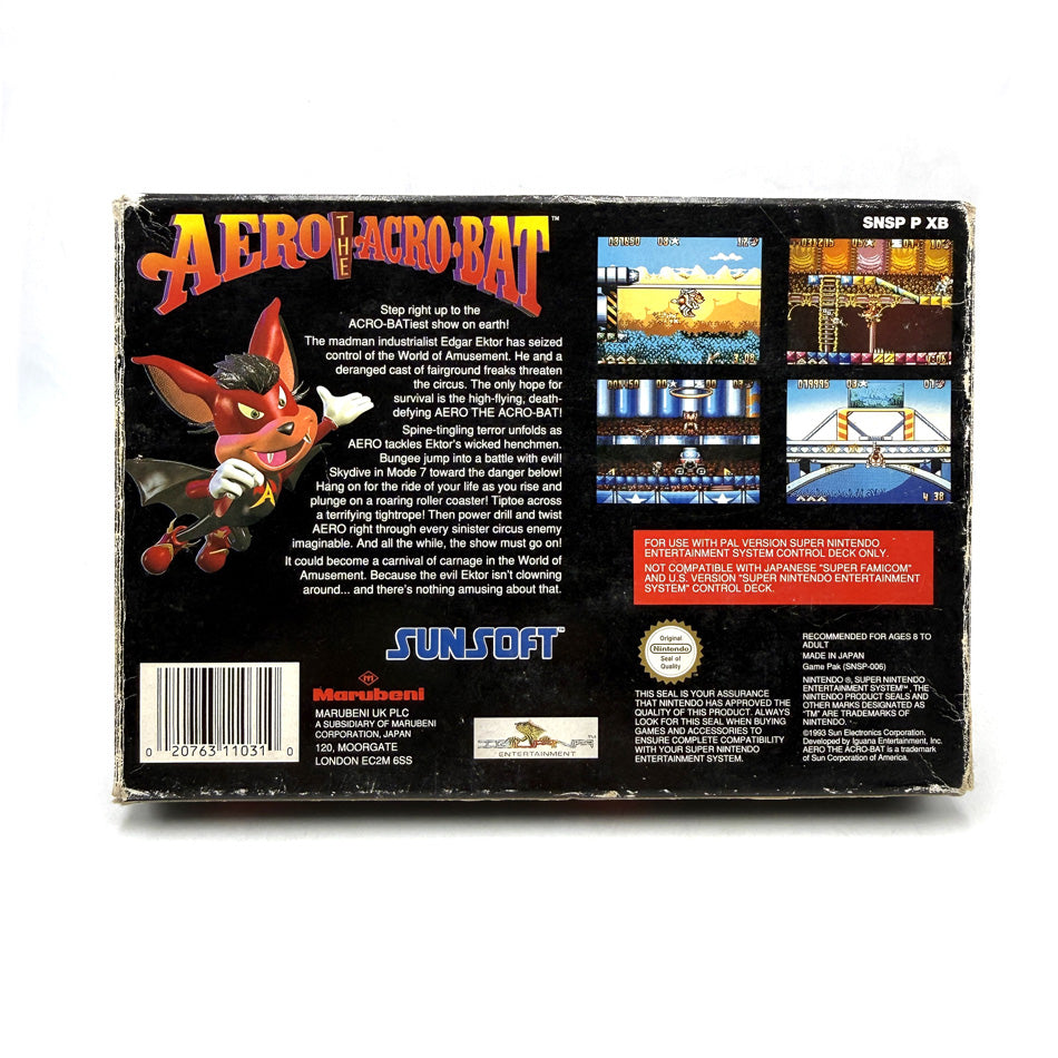 Aero The Acro-Bat Super Nintendo