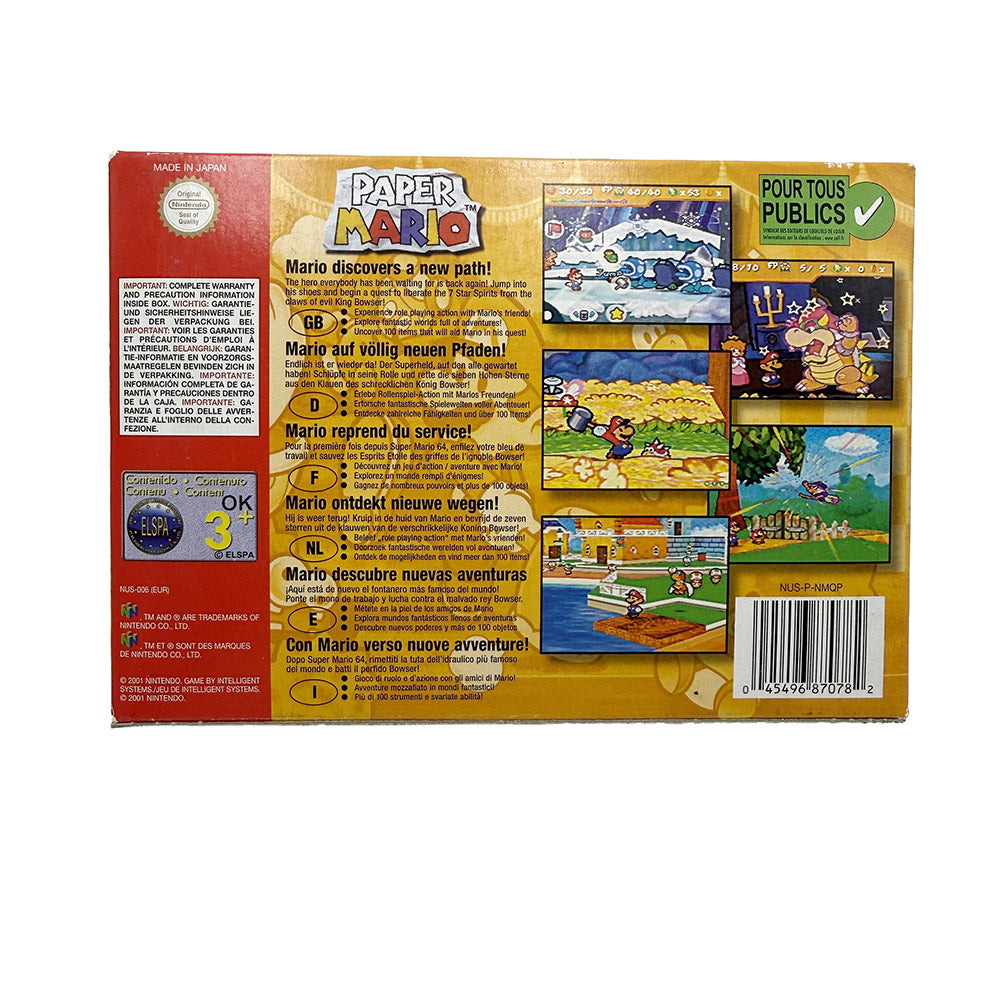 Paper Mario Nintendo 64