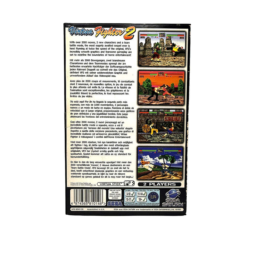 Virtua Fighter 2 Sega Saturn