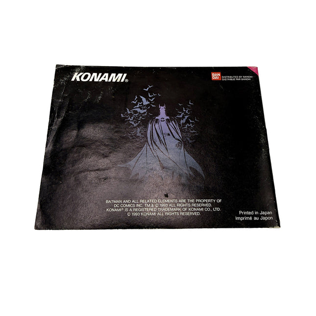 Notice Batman Returns Nintendo NES