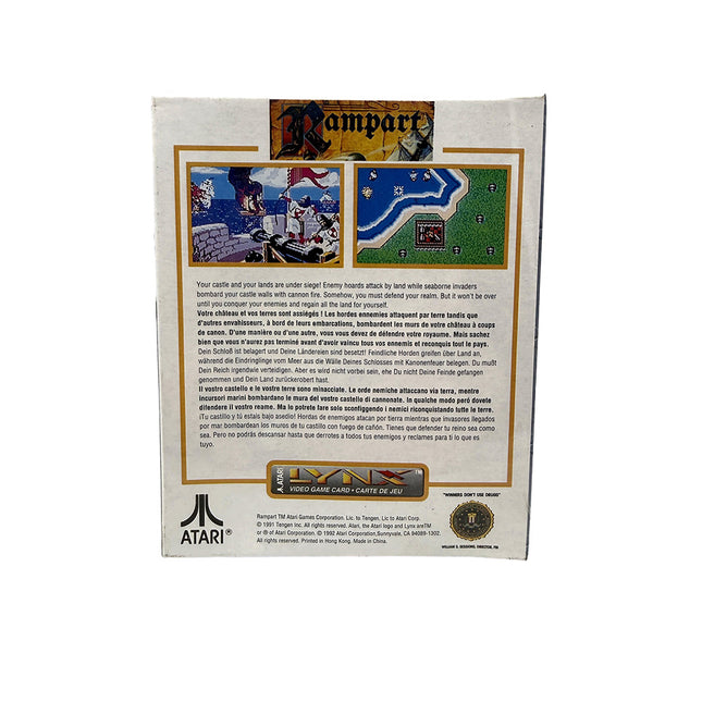 Rampart Atari Lynx (Neuf sous blister)