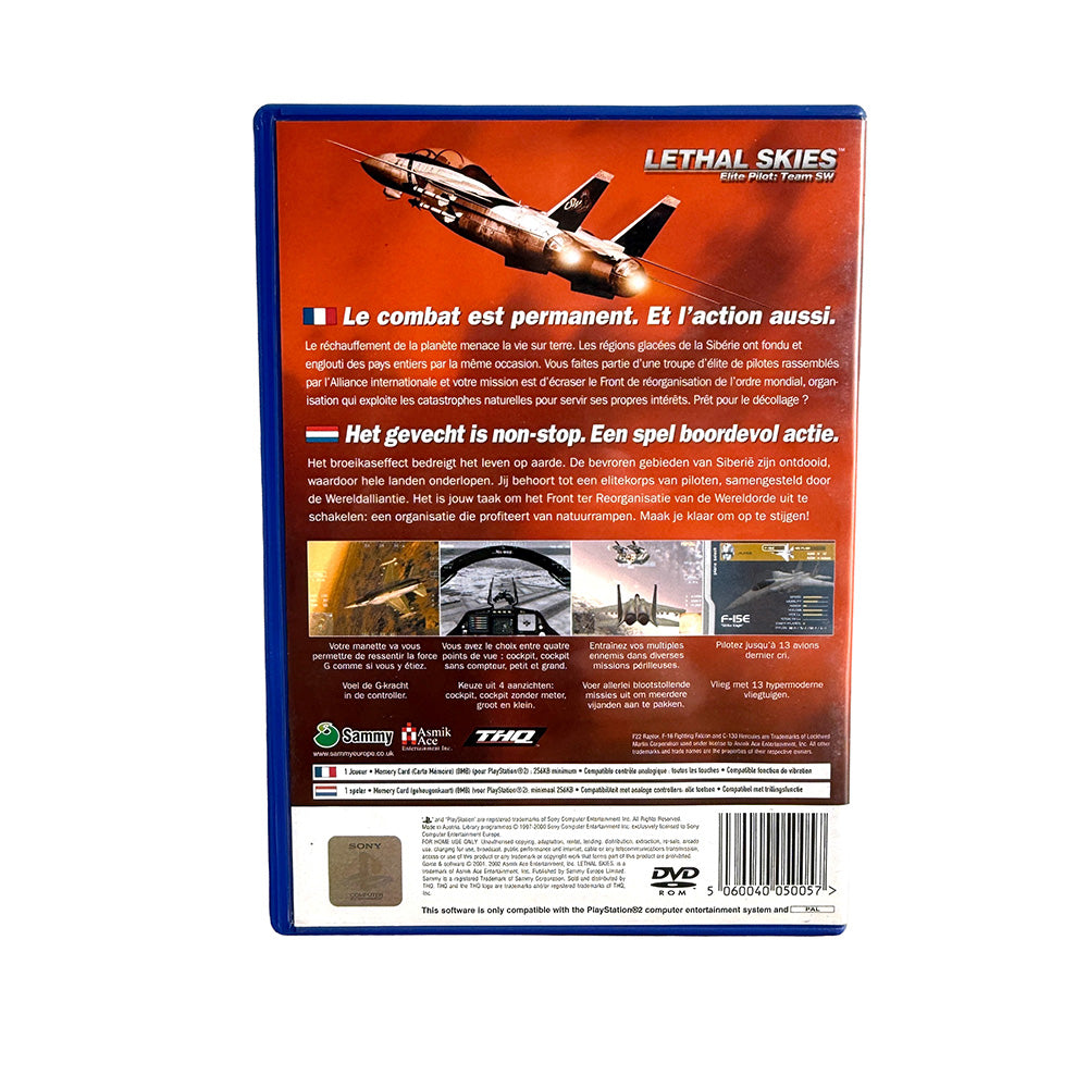Lethal Skies Elite Pilot Team SW Playstation 2