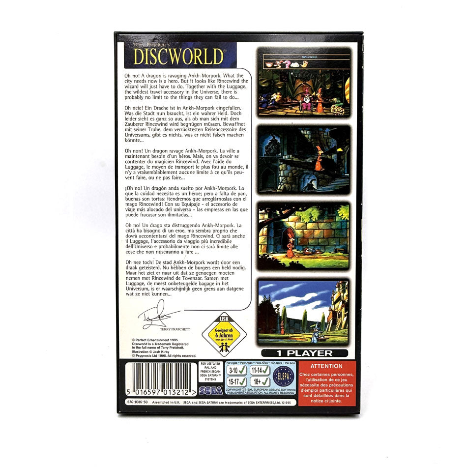 Terry Pratchett's Discworld Sega Saturn