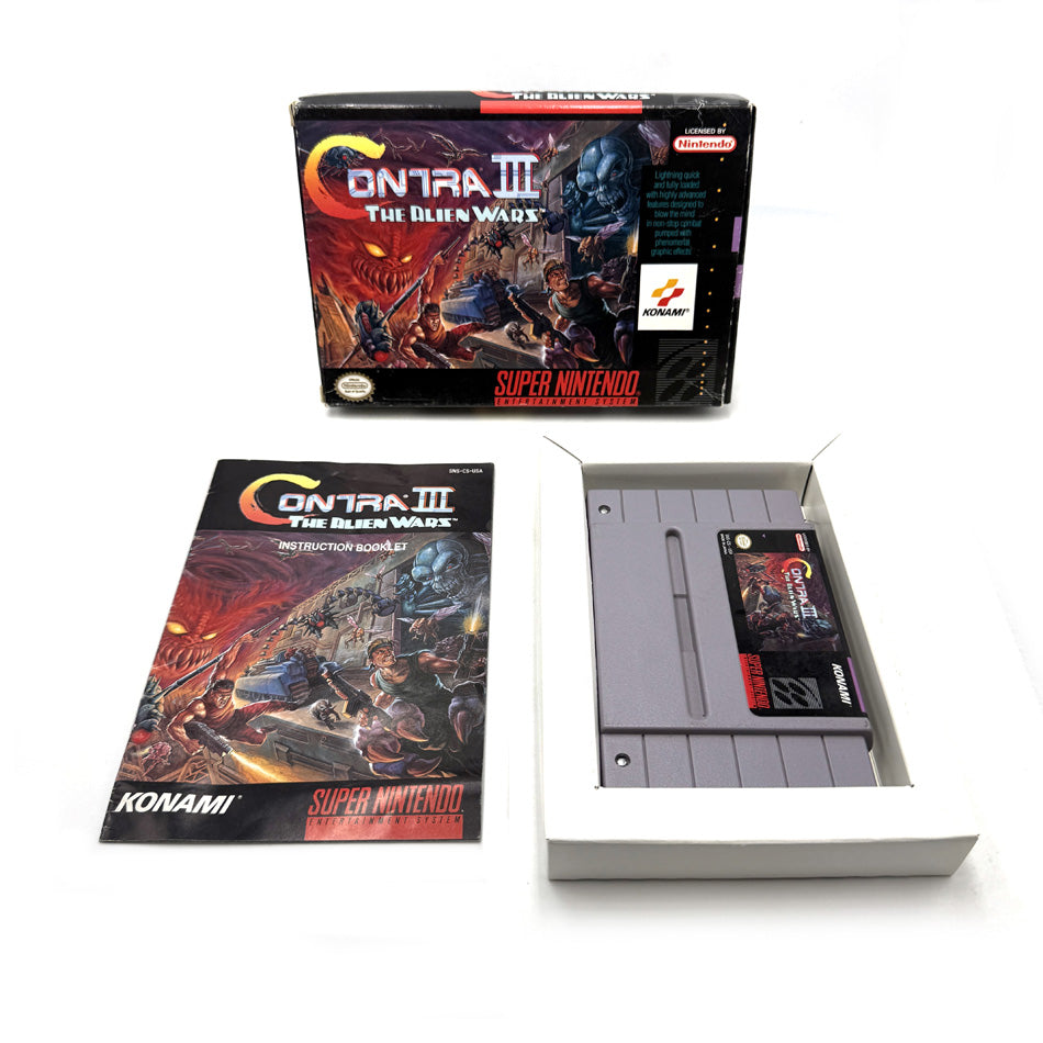 Contra III The Alien Wars Super Nintendo (US)