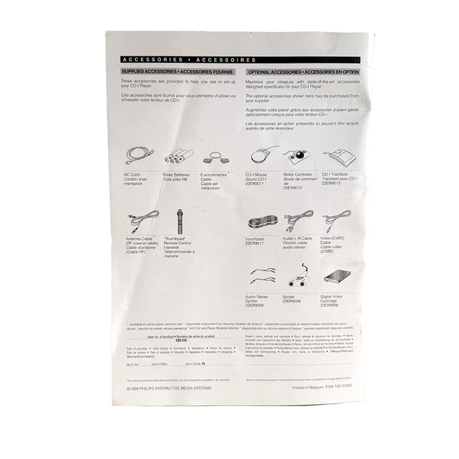 Mode d'emploi Philips CDI 210