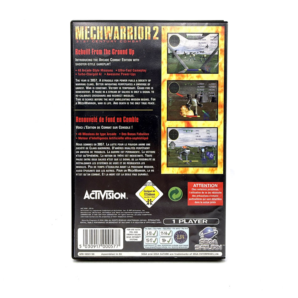 Mechwarrior 2 Sega Saturn