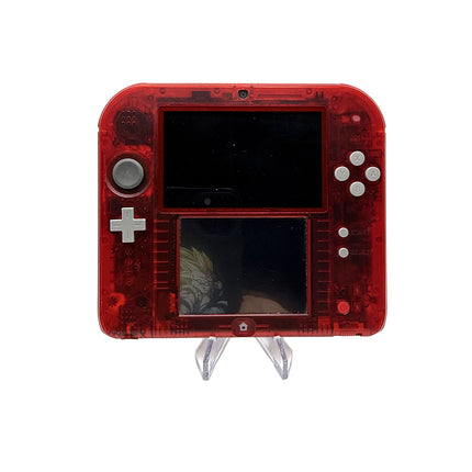 Console Nintendo 2DS Crystal Red + Jeu New Super Mario Bros 2 + Housse