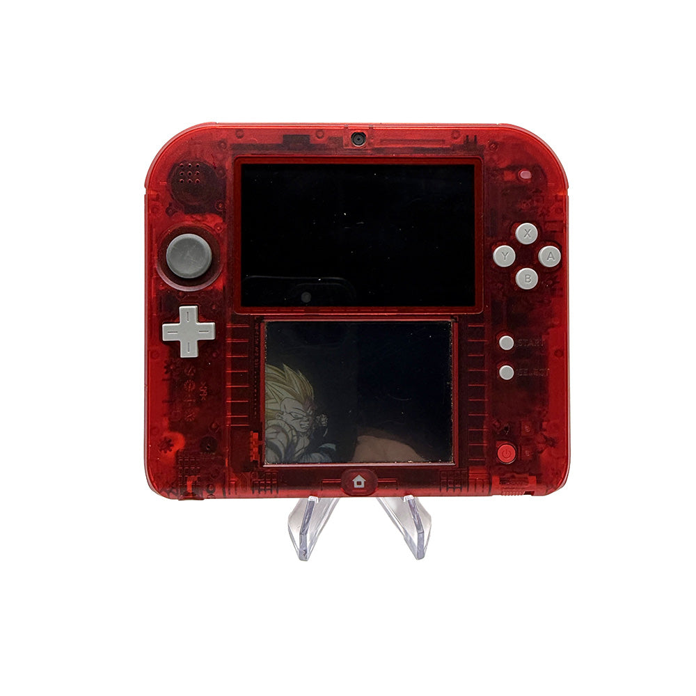 Console Nintendo 2DS Crystal Red + Jeu New Super Mario Bros 2 + Housse