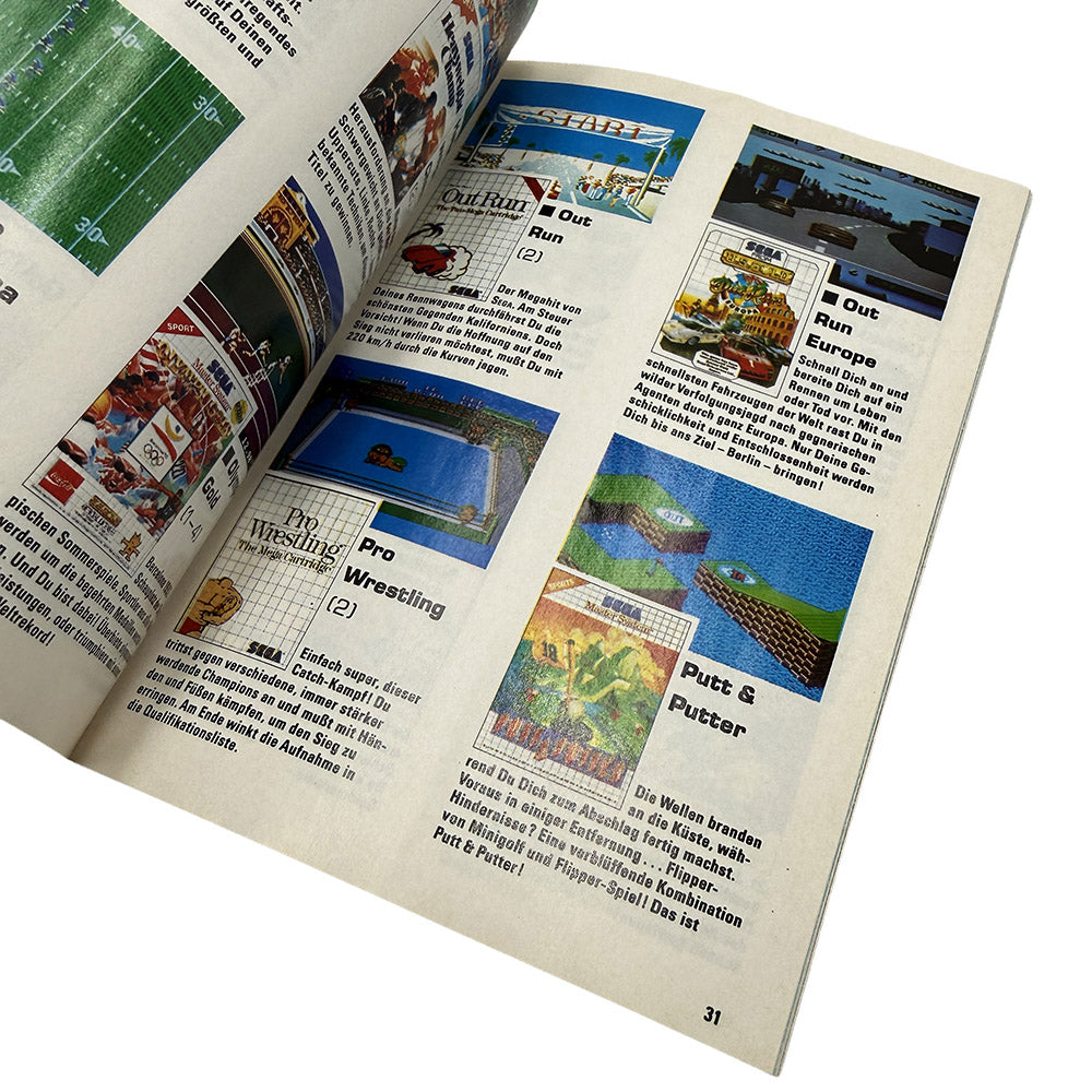 Catalogue publicitaire Sega 1992/93
