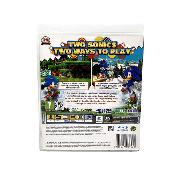 Sonic Generations Playstation 3
