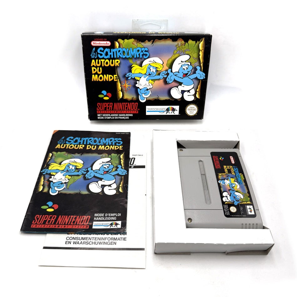 Les Schtroumpfs Autour Du Monde Super Nintendo