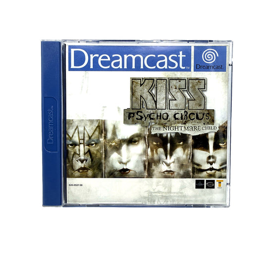 KISS Psycho Circus The Nightmare Child Sega Dreamcast