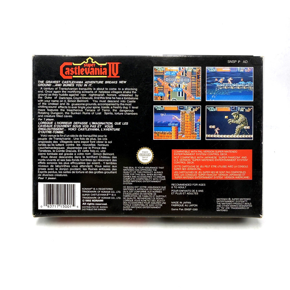Super Castlevania IV Super Nintendo