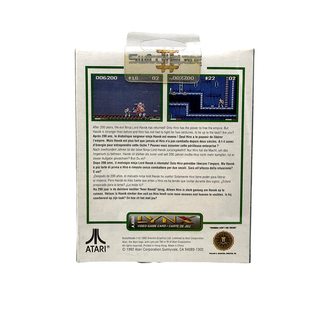 Switchblade II Atari Lynx (Neuf sous blister) 