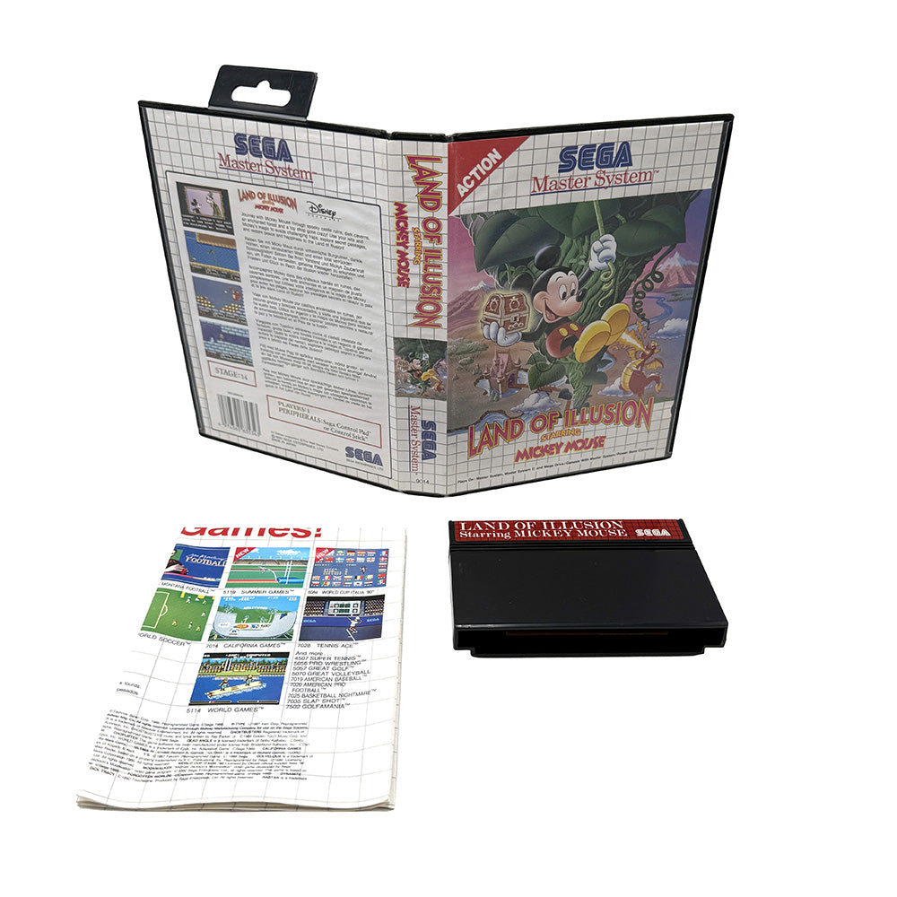 Land of Illusion Starring Mickey Mouse Sega Master System