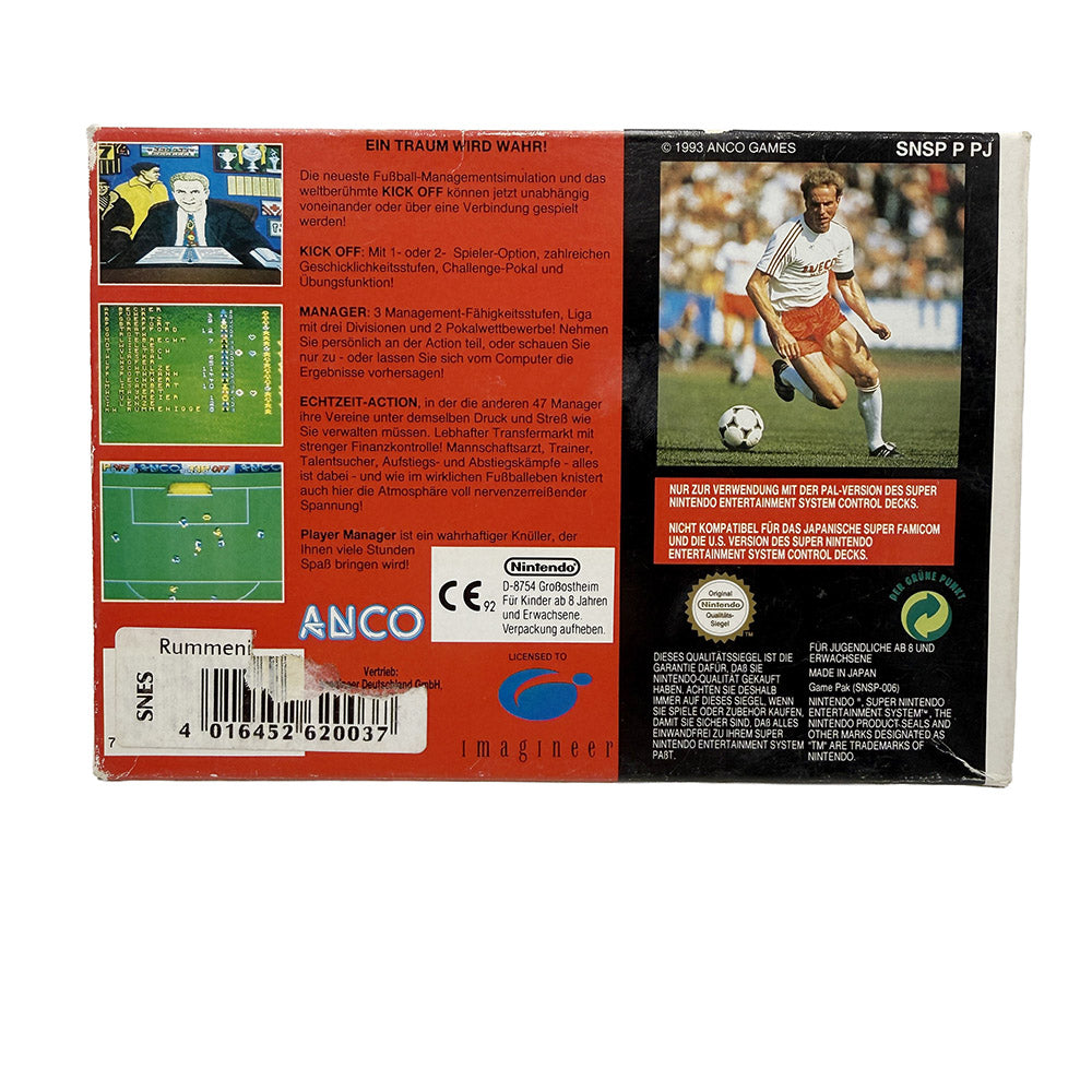 K.H. Rummenigge's Player Manager Super Nintendo