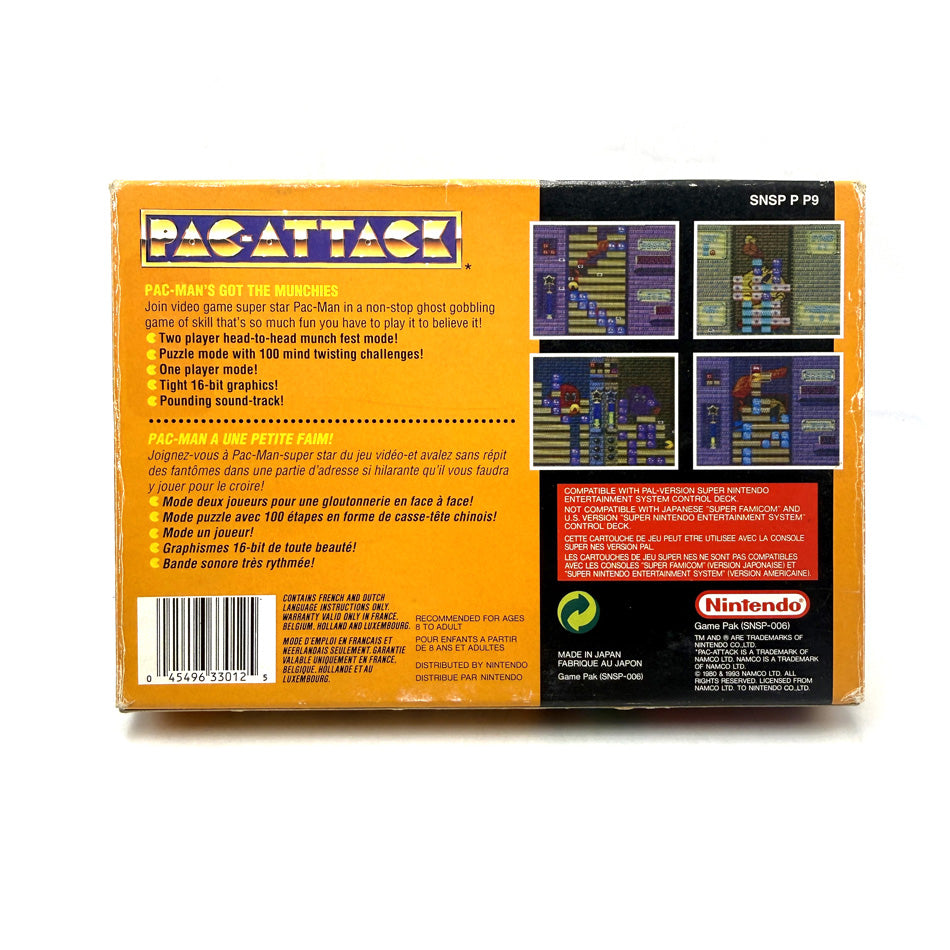 Pac-Attack Super Nintendo