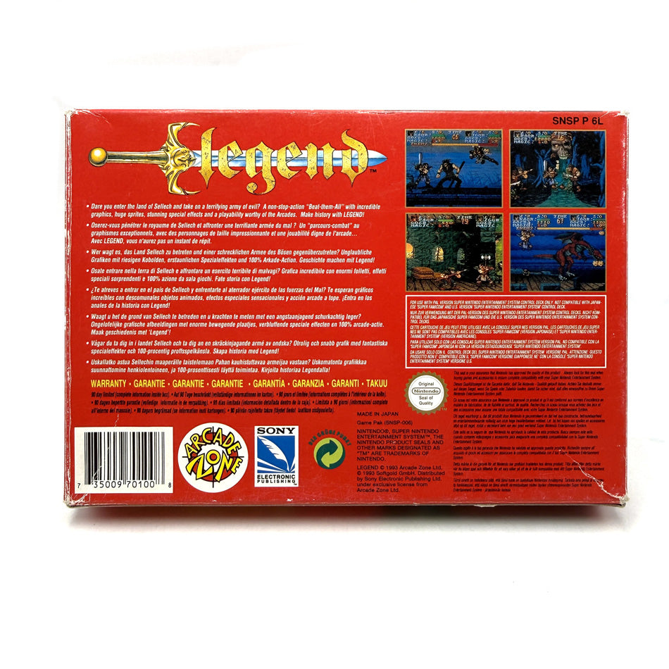 Legend Super Nintendo