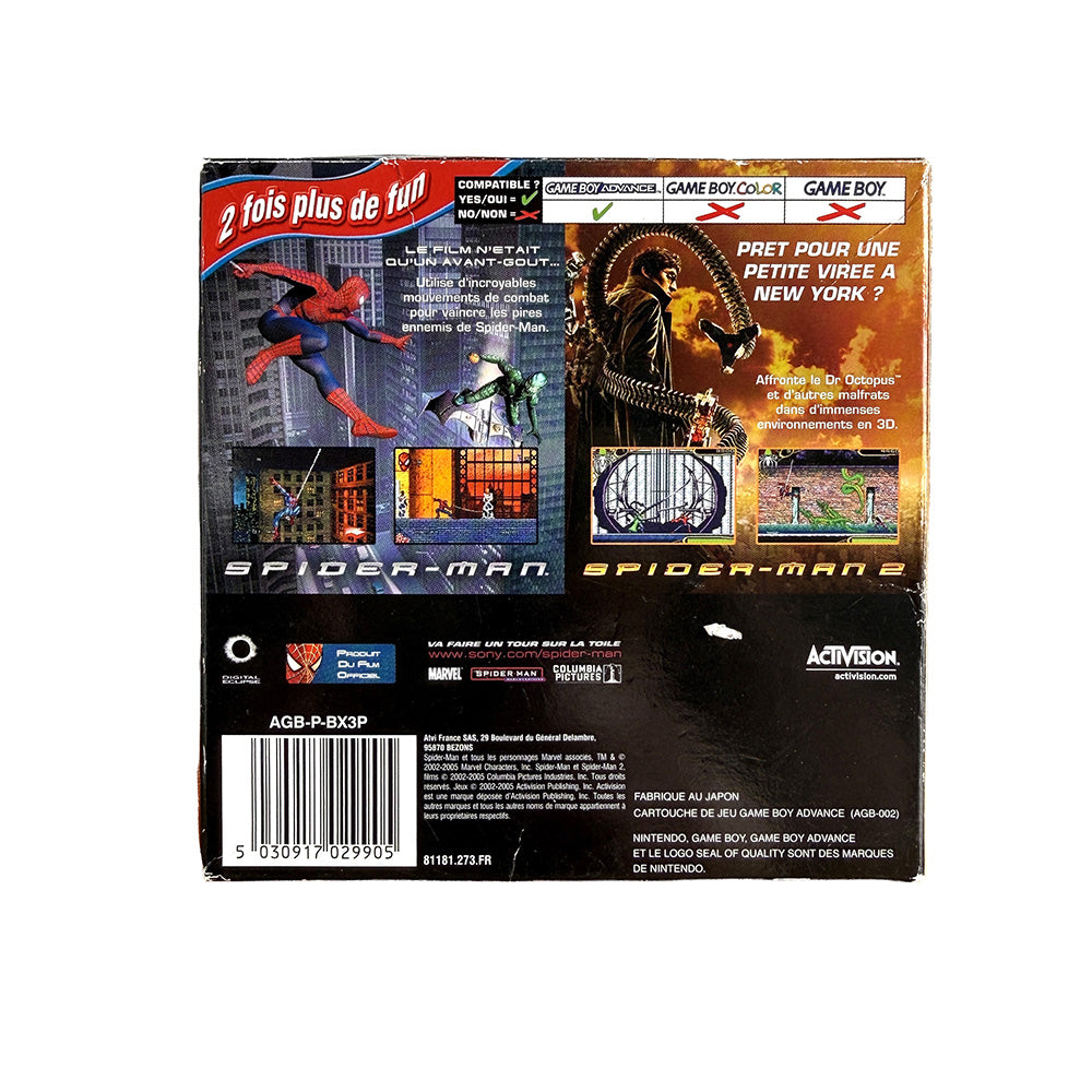 Spider-Man 2 Jeux En 1 Nintendo Game Boy Advance