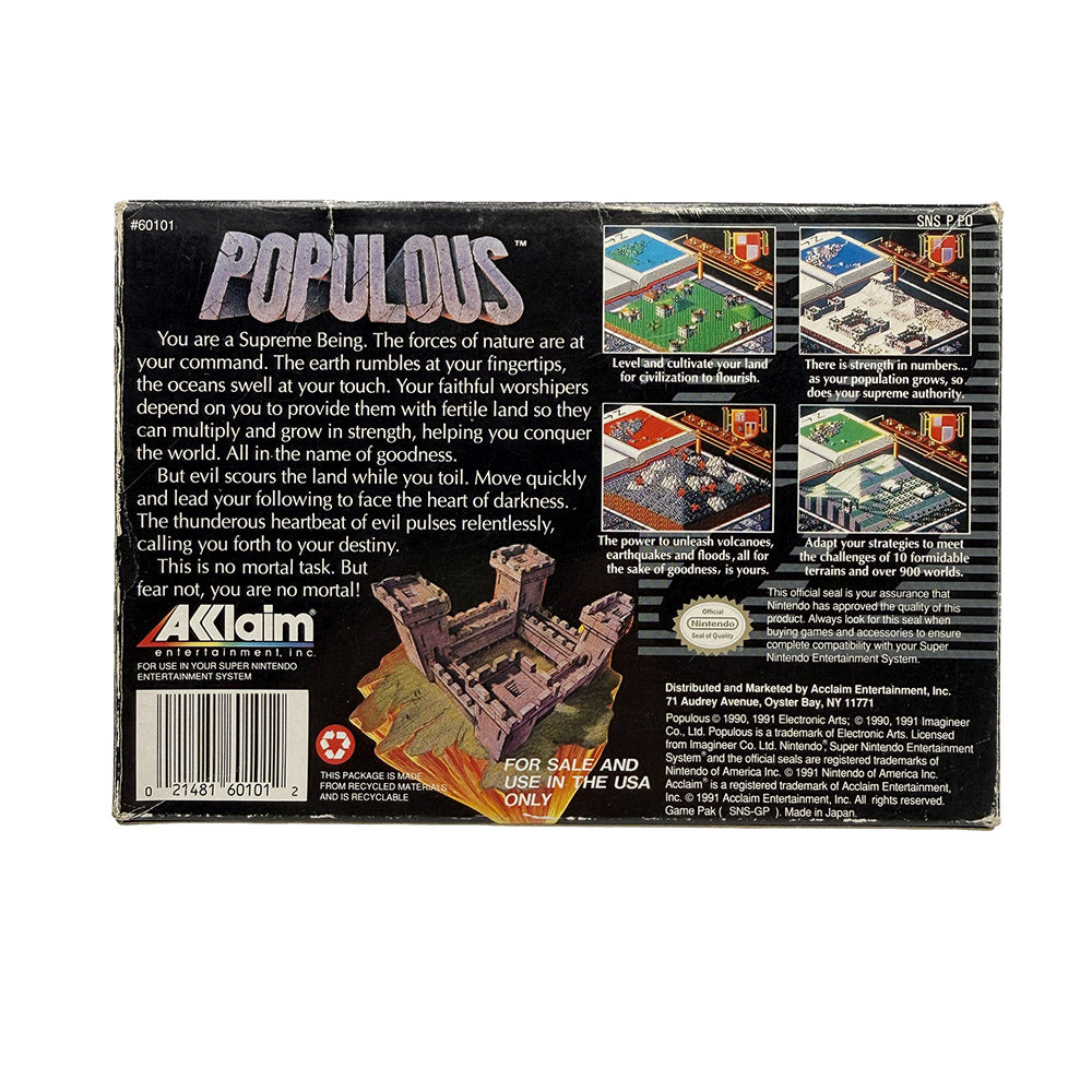 Populous Super Nintendo