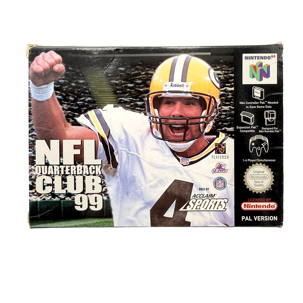 Boite et notices NFL Quarterback Club 99 Nintendo 64
