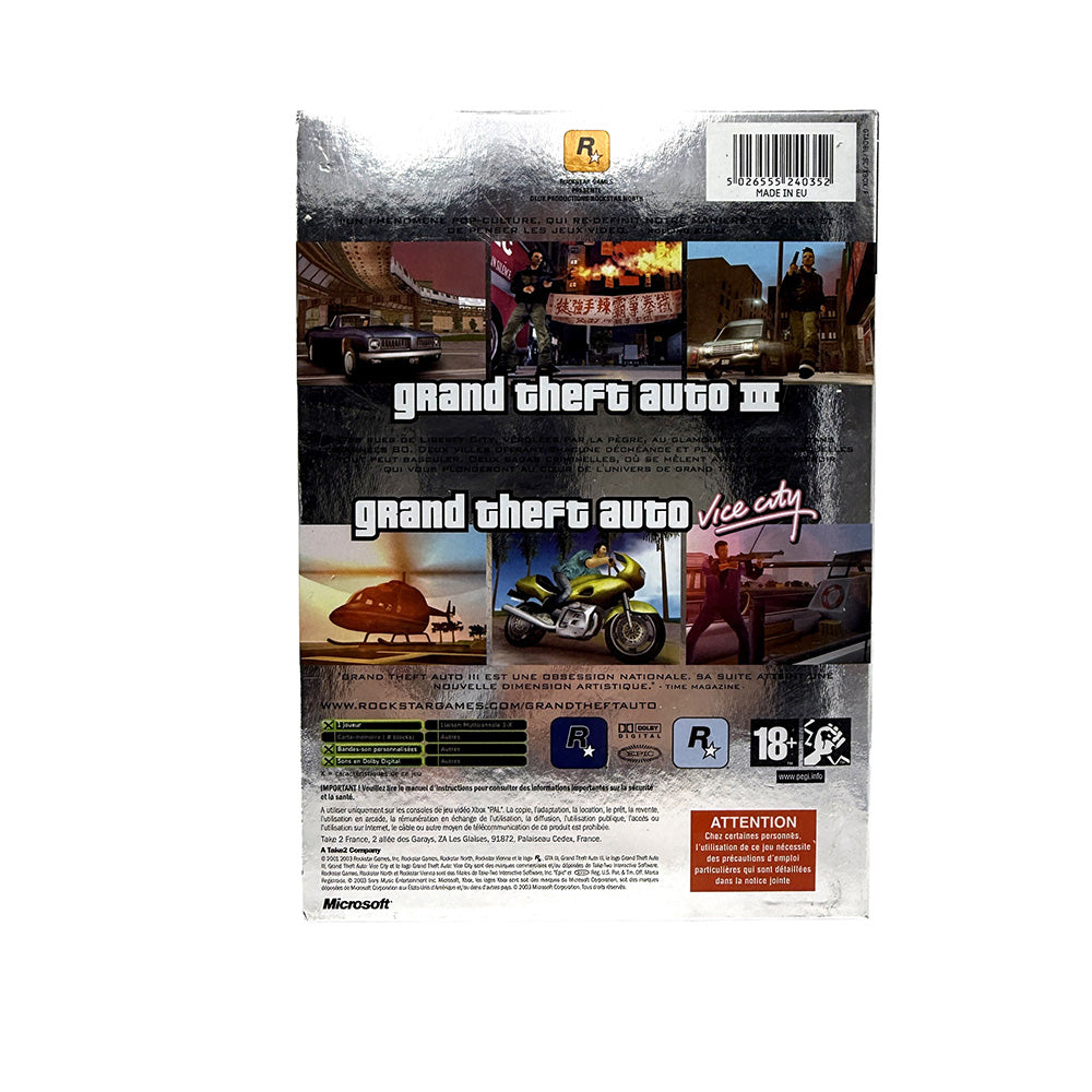 Grand Theft Auto Rockstar Games Double Pack Xbox