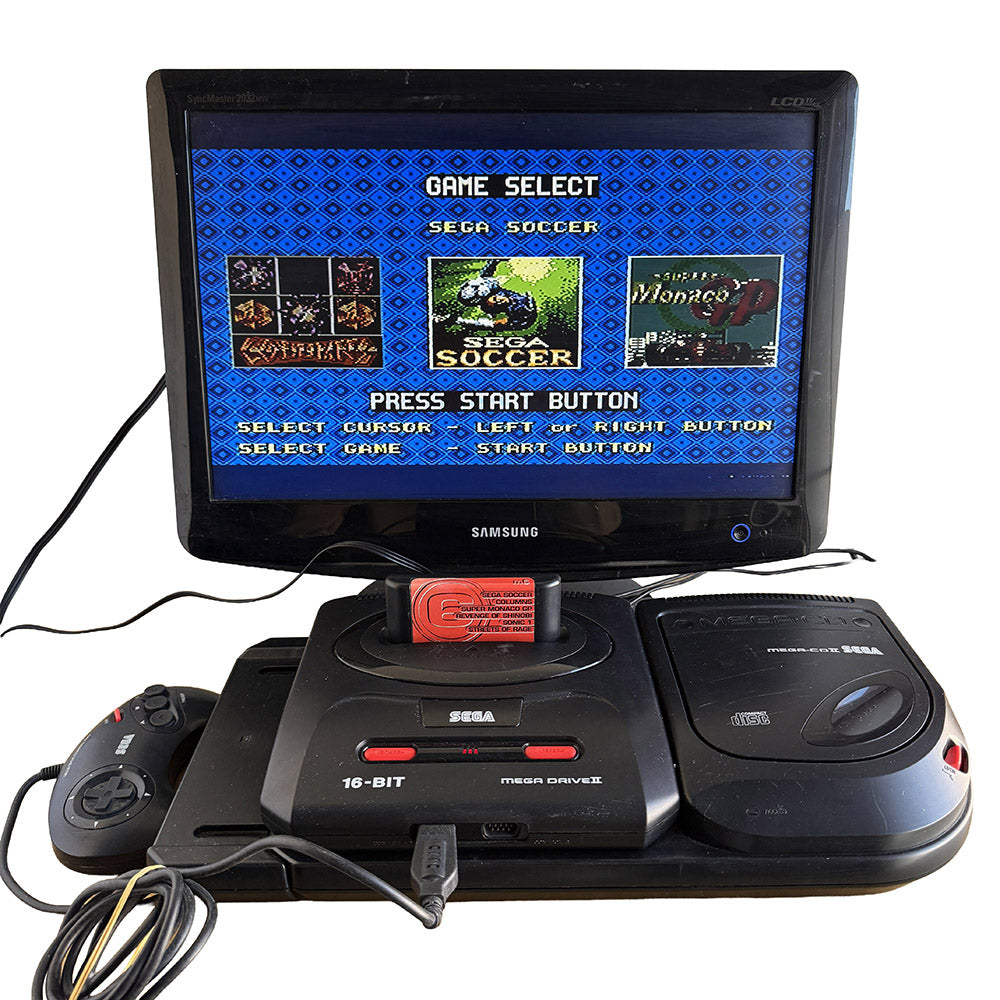 Console Sega Megadrive II + Mega-CD II